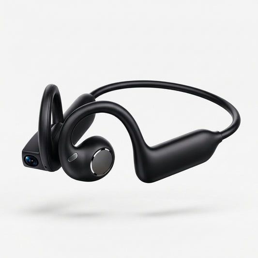 Freehand Cam POV camera headset floating on a white background
